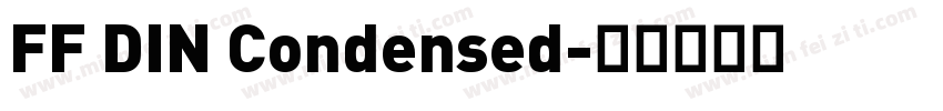 FF DIN Condensed字体转换